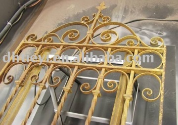 artistic iron gate