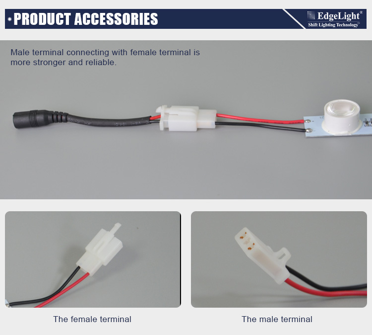 24V fleible LED lens strip rigided bar 50 degree angle led source