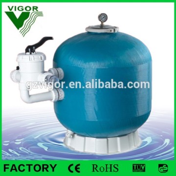 Fiberglass sand filter swimming pool side mount sand filter