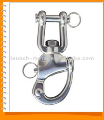 Jaw swivel stainless steel snap shackle