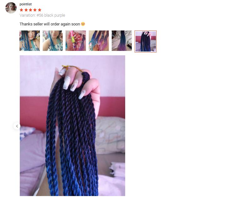 Wholesale Price Ombre Colors OME 2X Braiding Hair for Women 24inches Long Twist Braids Synthetic Braiding Hair Extentions