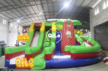 giant inflatable water slide for city / inflatable slide the city from QILE