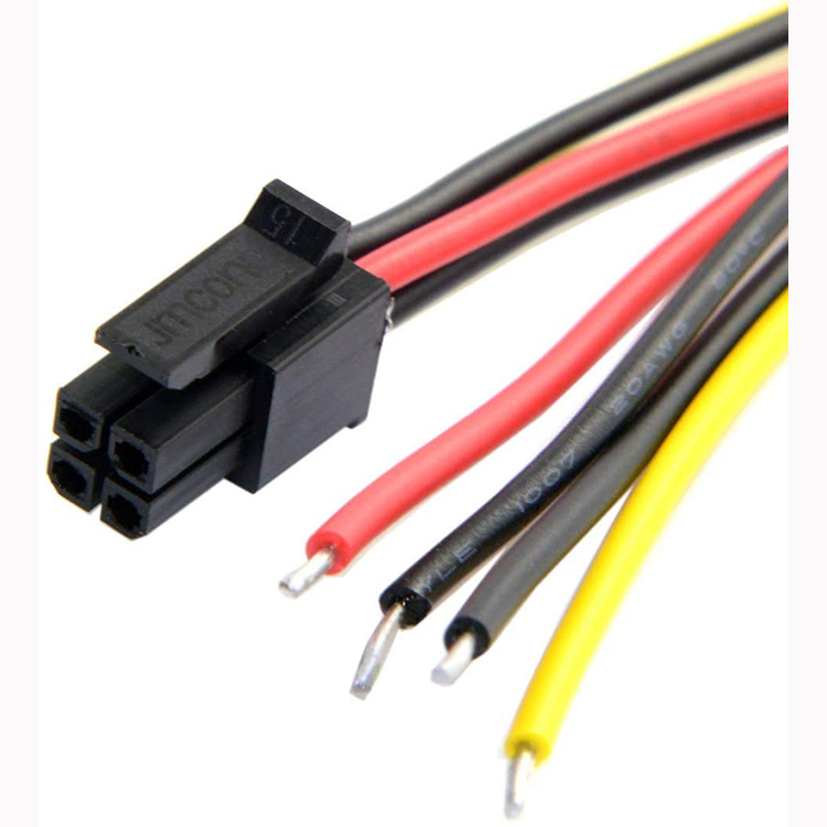 Molex Micro Fit Pitch 3.0mm 4pin αρσενικό για να ανοίξει καλώδιο προσαρμογέα καλωδίου 15cm 20AWG UL1007