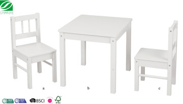 SH white children table sets