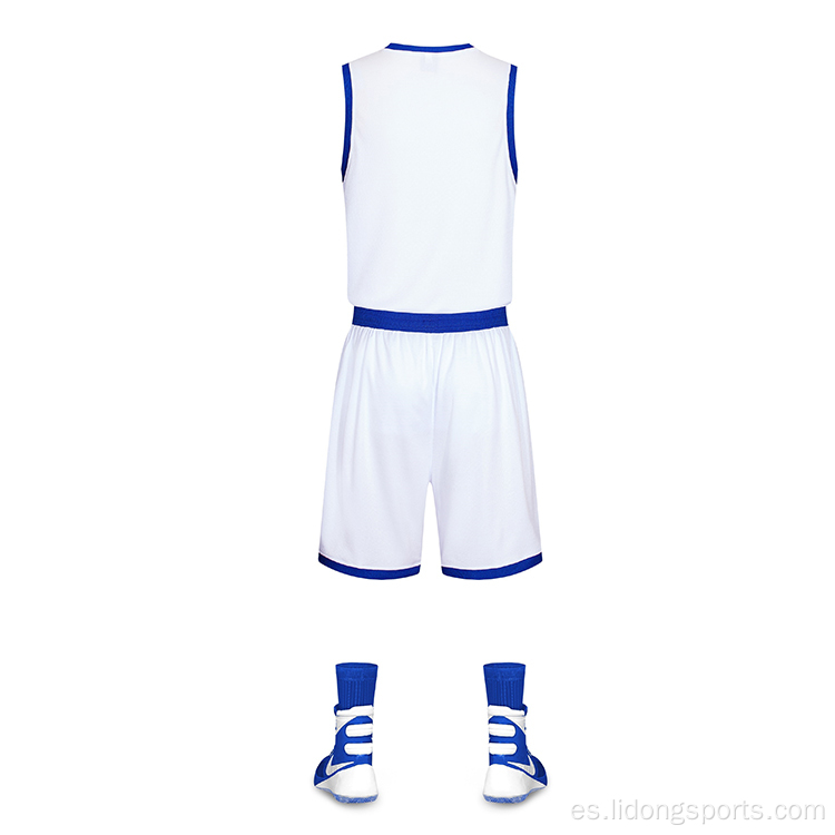 Nuevo diseño de uniformes baratos de camisetas de baloncesto personalizadas
