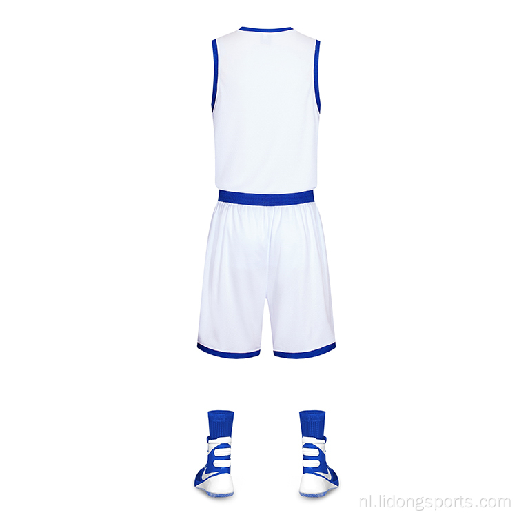 Nieuw ontwerp goedkope aangepaste basketball jerseys uniformen