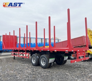 EAST Log Timber Trailer for Wood and Log Cargo Transport