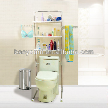 BAOYOUNI towel cabinets bath shelf rack metal pantry shelving