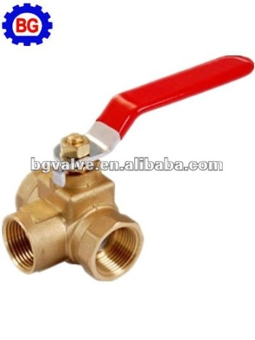 3-way Brass Ball Valve