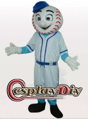 cartoon Mr. Met mascot costume