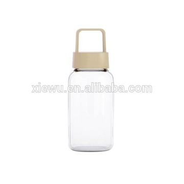 Portable Borosilicate Glass Water Bottle