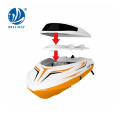 Nieuwe 2,4 GHz High Speed ​​Racing Boat met Dubbele Fase Vessel Cover voor Kids