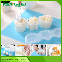 Plastic sushi maker/star/heart/bear dolmer magic roll sushi maker