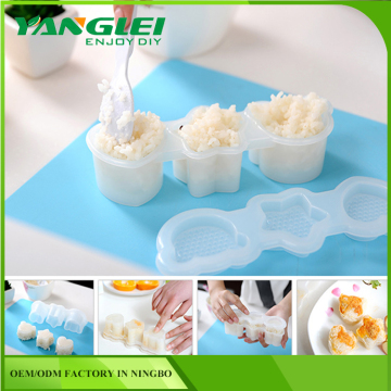 Plastic sushi maker/star/heart/bear dolmer magic roll sushi maker