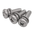 สกรูหัวและชุดเครื่องซักผ้า Combination Bolt