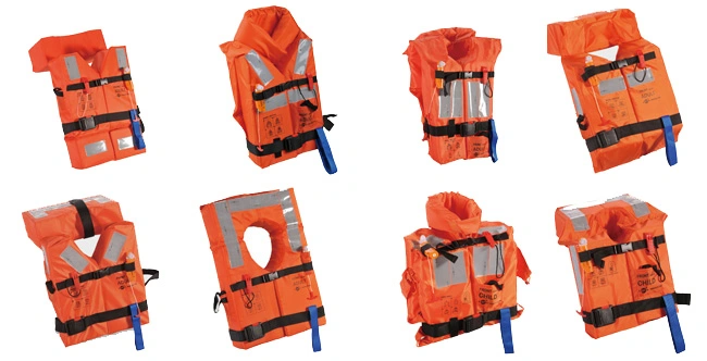 Peralatan Marin CCS dan EC Diluluskan Solas Foam LifeJacket untuk menyelamatkan nyawa