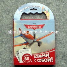 Coloring book with crayons set , carry coloring set