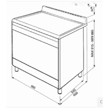 SMEG TIMER SIBILI DI SIBLIO 5 BURNER