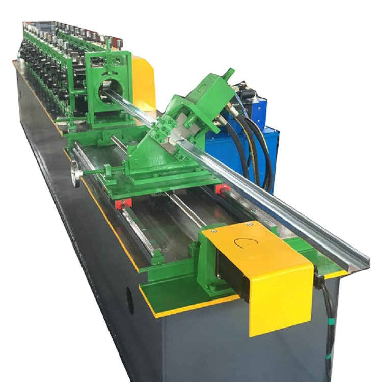 Thin material barrel type metal sheet corrugation machine