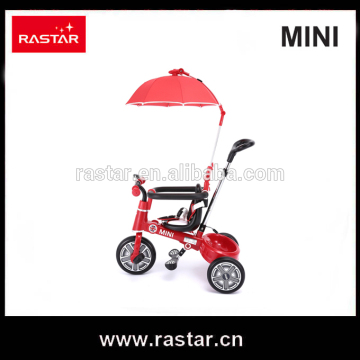 RASTAR new model kids bike bicycle 3 wheel tricycle with unbralle