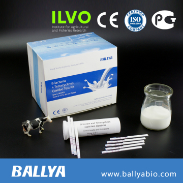 Antibiotics residues test kit beta-lactam+tetracycline milk antibiotics residues test kit