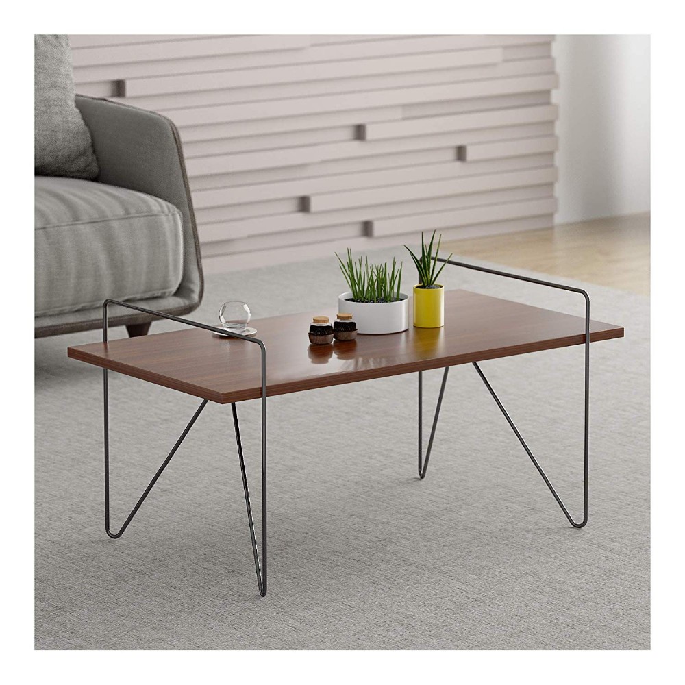 Living Room Furniture Walnut Coffee Table Side Table