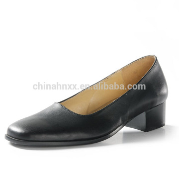 women simple design leather dress shoes
