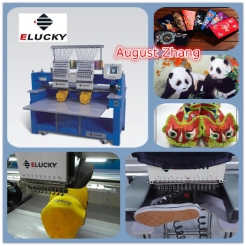 Textile embroidery machine flat cap T-shirt commercial tubular embroidery