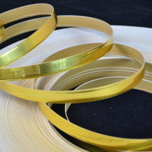 Gold colour PVC edge banding tape