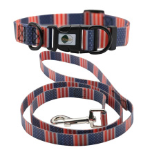 Waterproof PVC Dog Collar with Quick Release Ribbons - Western Style