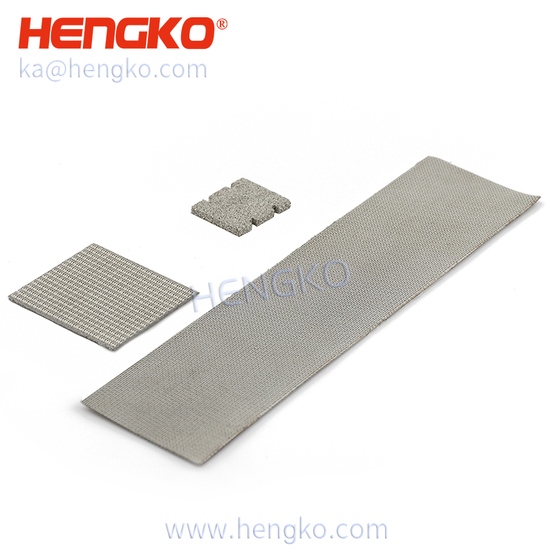 HENGKO Hydraulic Water Filter Plate Sintered Microporous Media Metal Stainless Steel Customized Material Different Size 316 316L