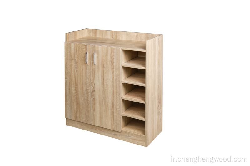 Armoire à chaussures à deux portes économiques et pratiques et pratiques