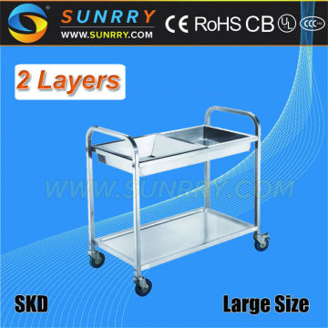 2015 New Style service trolley designs hotel service cart And trolley