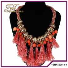 Wholesale Yiwu thick rope boho full neck covering necklace design
