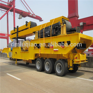 sample in stock trailer portable crushing plant