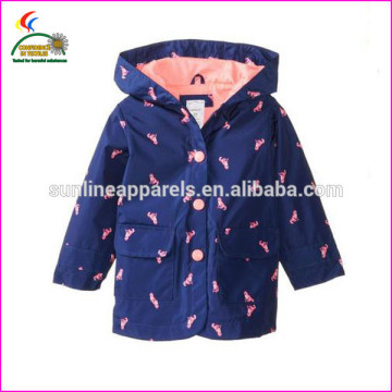 cute cartoon children rain jacket