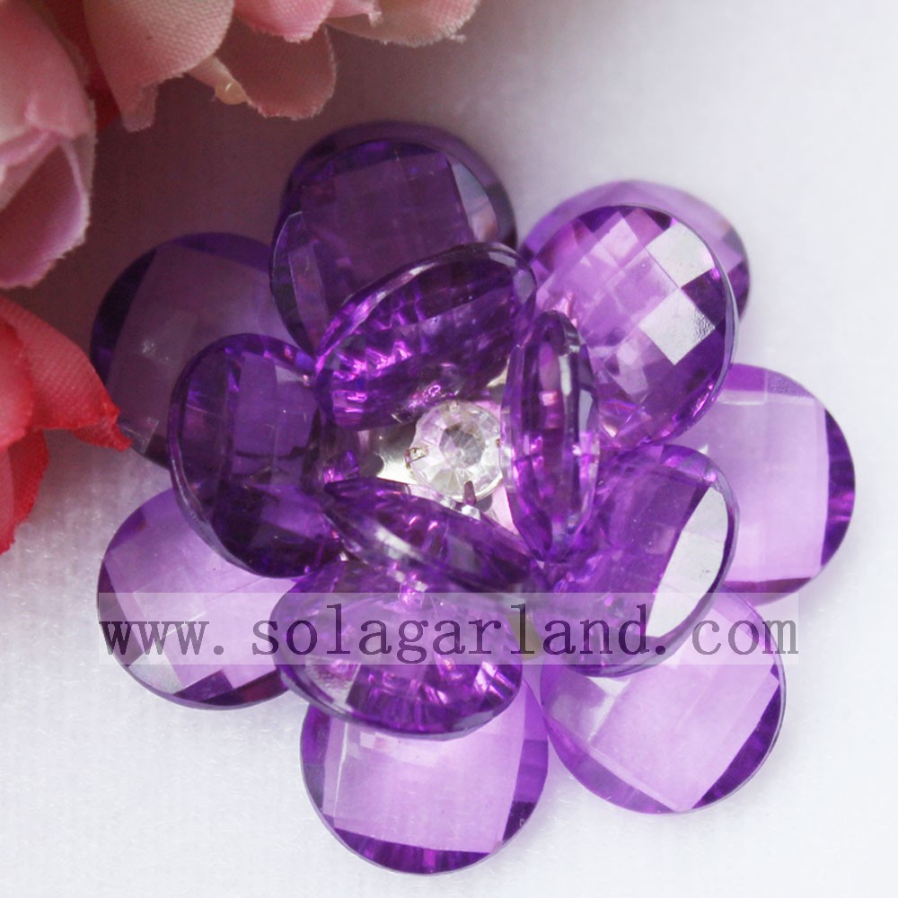 Clear Plastic Artificial Flowers