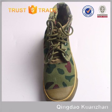 China supplier canvas shoes camo rubber sole canvas shoes