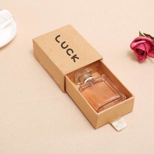Emballage de parfum de boîte personnalisé en papier kraft