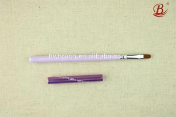 2015 nail tool wooden handle nail gel brushes oval