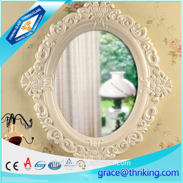 Beautiful design silver mirror type frame decorative bath mirror price