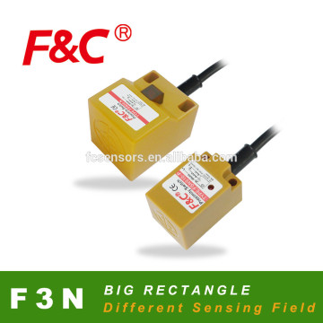 F3N series Big Rectangle Proximity Switches Sensors, long and wide range sensors