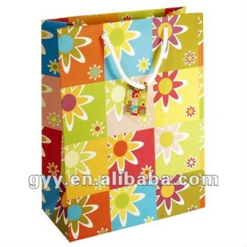 Flower Paper Shopping Bag