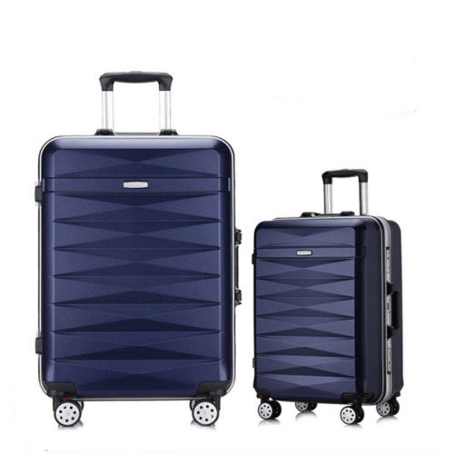 Aluminum magnesium alloy rolling wheeled trolley luggage