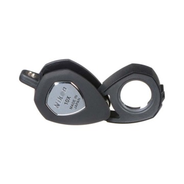 Japan Original Nikon Brand Folding Loupe - 10x Magnification Diamond Loupe for Jewelry and Gems