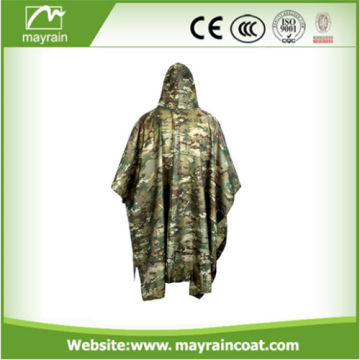 PVC Coated Military Rain Poncho