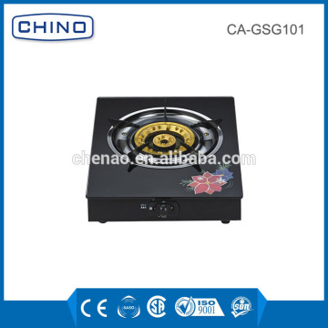 high quality one burner tempered glass gas stove