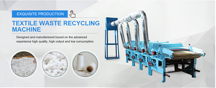 Textile / cotton / clothes recycling machine / opening and carding machinery yarn waste recycling machine