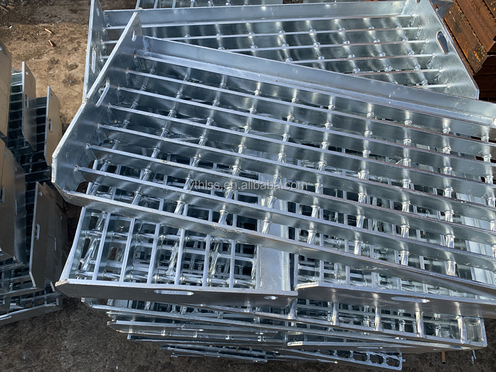 steel grating hot dipped galvanized steel bar grating stair treads
