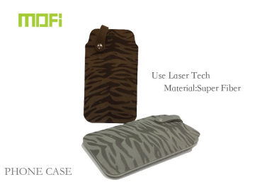 Zebra Pattern Mofi Cell Phone Protective Covers With Laser Logo
